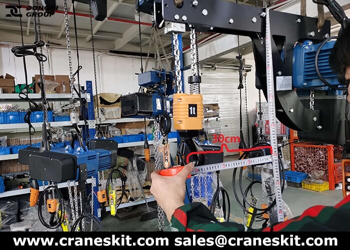 European standard electric chain hoist production