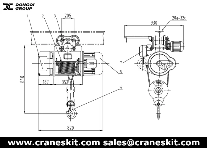 2 ton jib crane with wire rope hoist for sale to Saudi Arabia