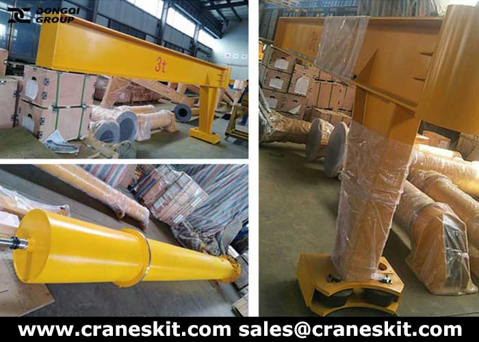 column jib crane design and working principle