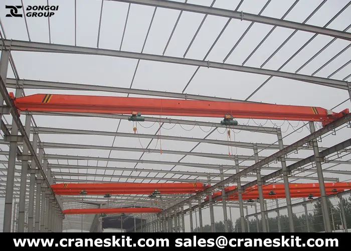 double hoist overhead crane for sale to Jordan