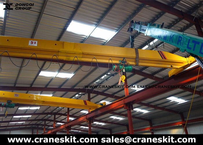 5 ton single girder crane for sale to philippines