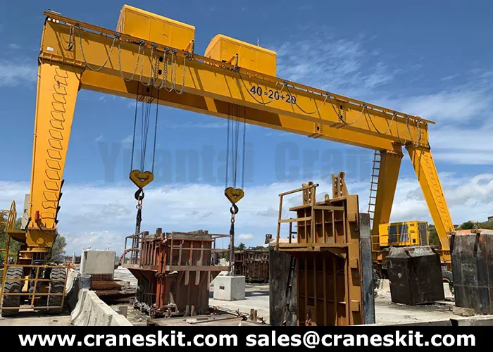 outdoor gantry crane for construction yards in morocco