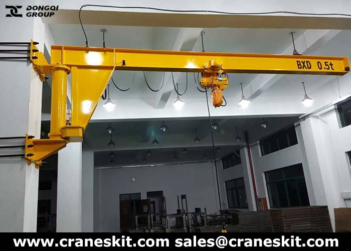 500kg wall mounted jib crane for sale to Cyprus
