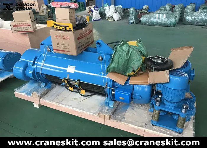 10 ton electric hoist overhead crane to Sri Lanka