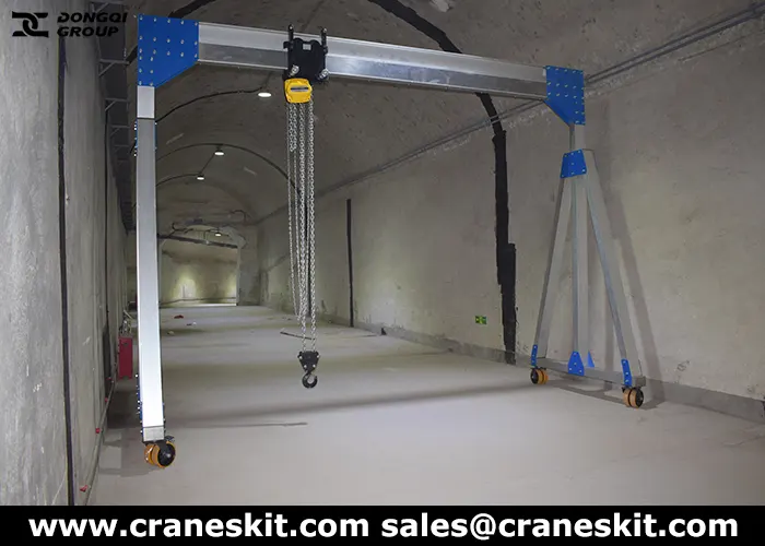 Fixed Height Aluminum Gantry Crane