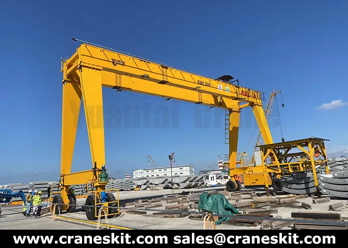 30 ton port crane for construction yards in morocco