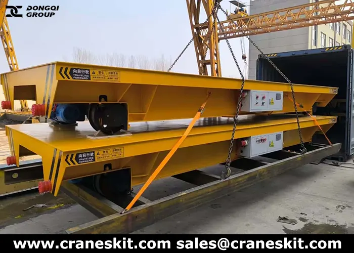 25 ton battery transfer carts exported to mexico