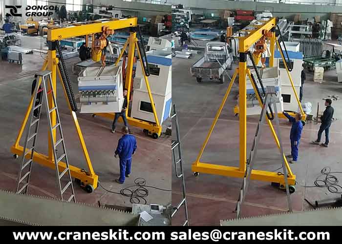 10 ton adjustable height gantry crane for sale USA