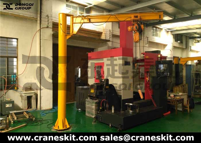 2 ton pillar jib crane for sale to UAE