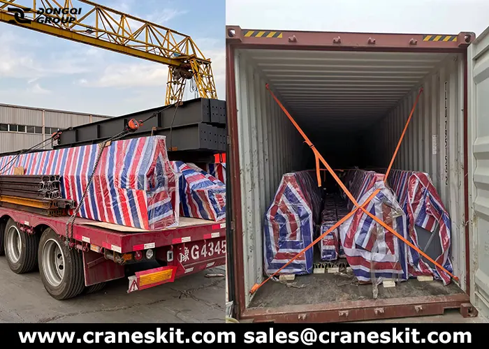 5 ton single girder EOT crane exported to Oman
