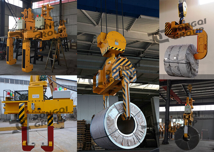 Coil lifting tools for overhead crane