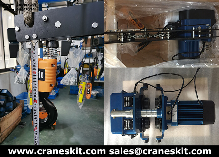 European-type low headroom electric chain hoist production