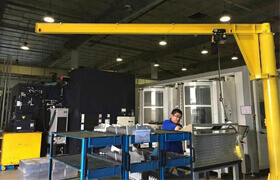 JIB Cranes - Pillar Mounted Jib Crane Manufacturer
