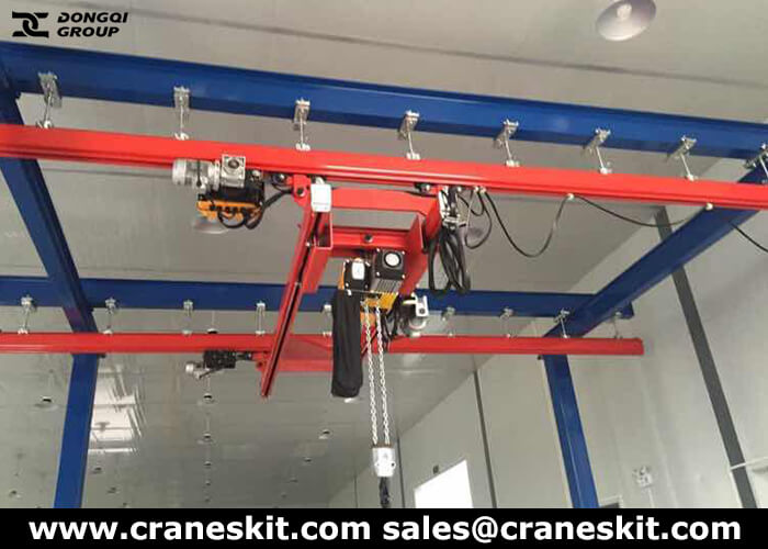 KBK-LD type flexible modular double girder suspension crane