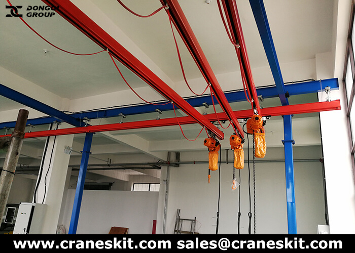 KBK-LD type flexible modular single girder suspension crane