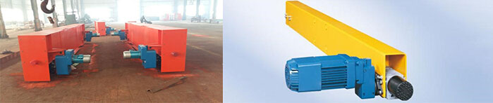 Motors for overhead crane and gantry crane