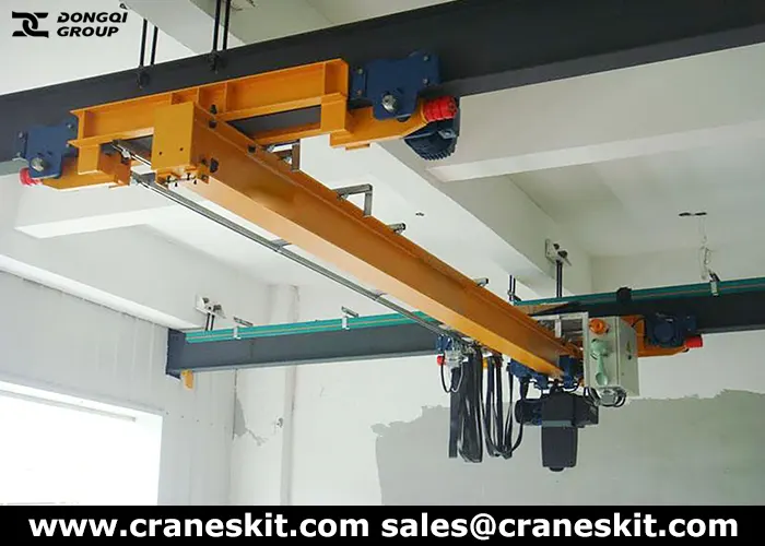 European standard underslung overhead crane for sale
