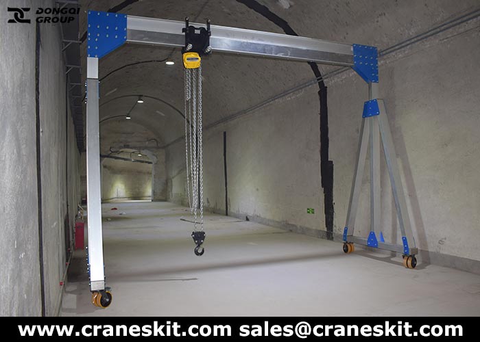 lightweight aluminum gantry crane for sale