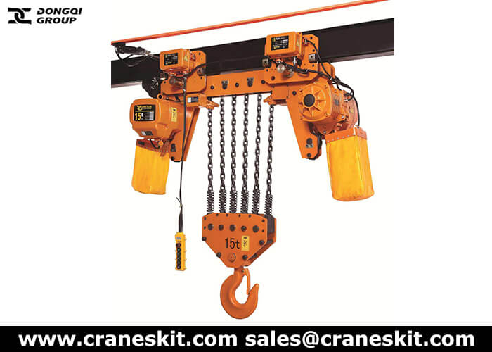15 Ton Three Phase Electric Chain Hoist for Sale