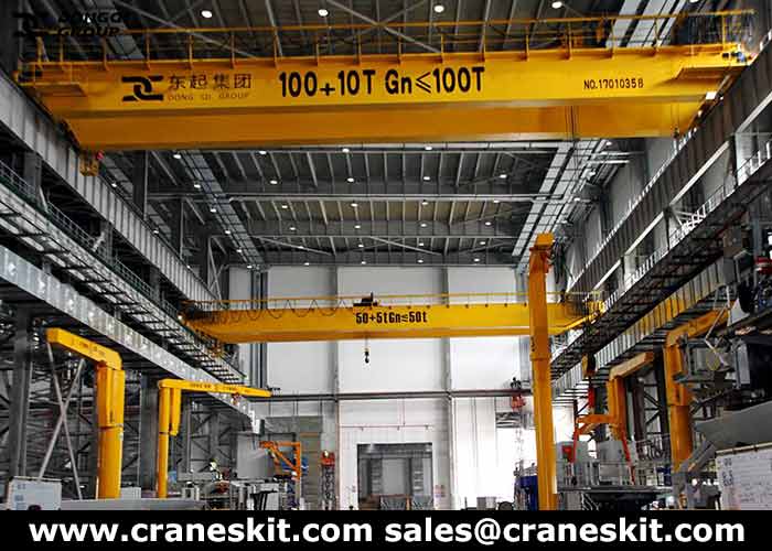 loading test of overhead crane and hoist