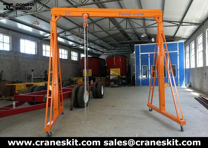 garage gantry crane portable crane for sale