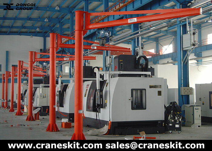 pillar mounted jib crane for sale