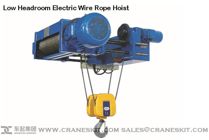 Low Headroom Electric Wire Rope Hoist