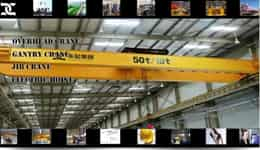 European Double Girder Overhead Crane for Plastic Industry