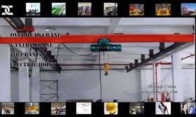 LX Single Girder Suspension Crane for Plastic Industry