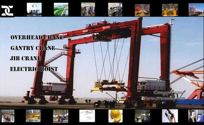 Rubber tyred gantry crane