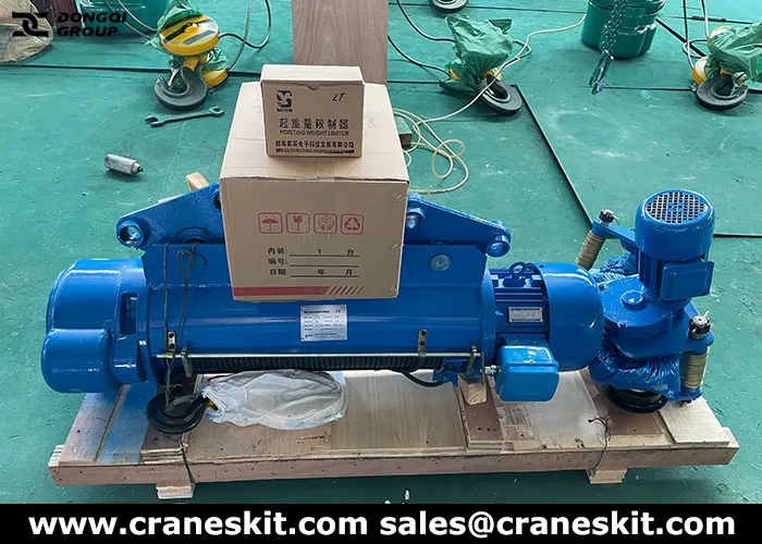 2 ton electric hoist crane for sale to Philippines