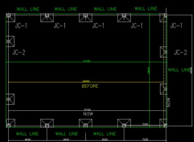 crane bucket foundation drawing