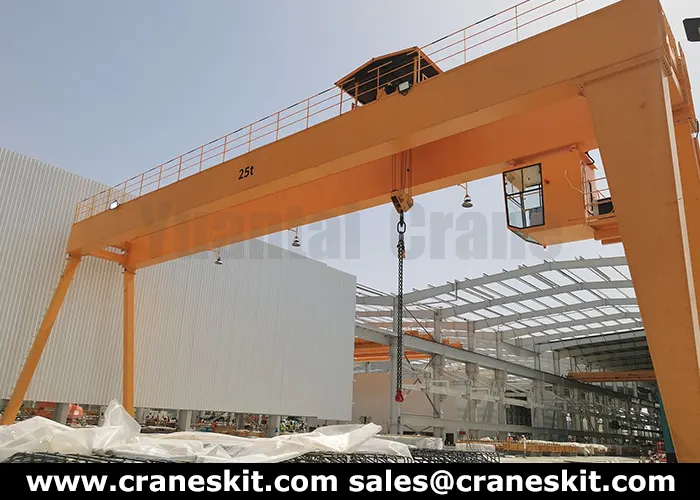 rail mounted gantry crane for sale to saudi arabia