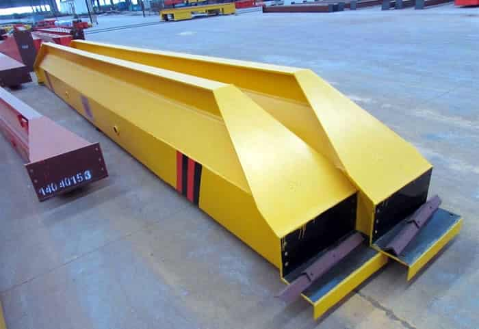 The flat top crane girder