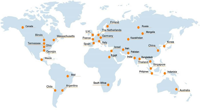 Crane projects around world