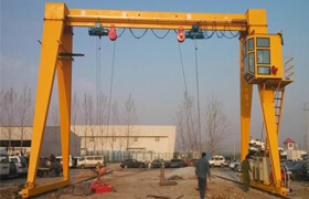 Material Handling Cranes - Single Girder Semi Gantry Crane ...